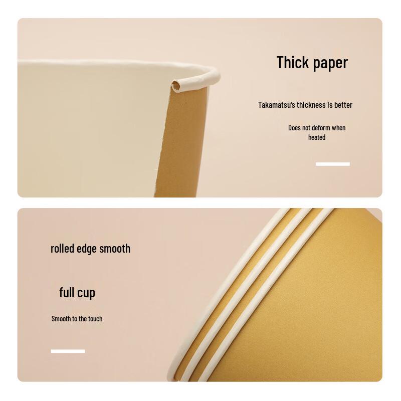 Disposable Round Paper Takeaway Bowls