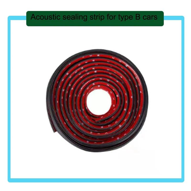 1 Roll Packing B- Type Sealing Strip Automotive General Type Sound Insulation Windproof Dust Seal Door Front Cover Trunk General