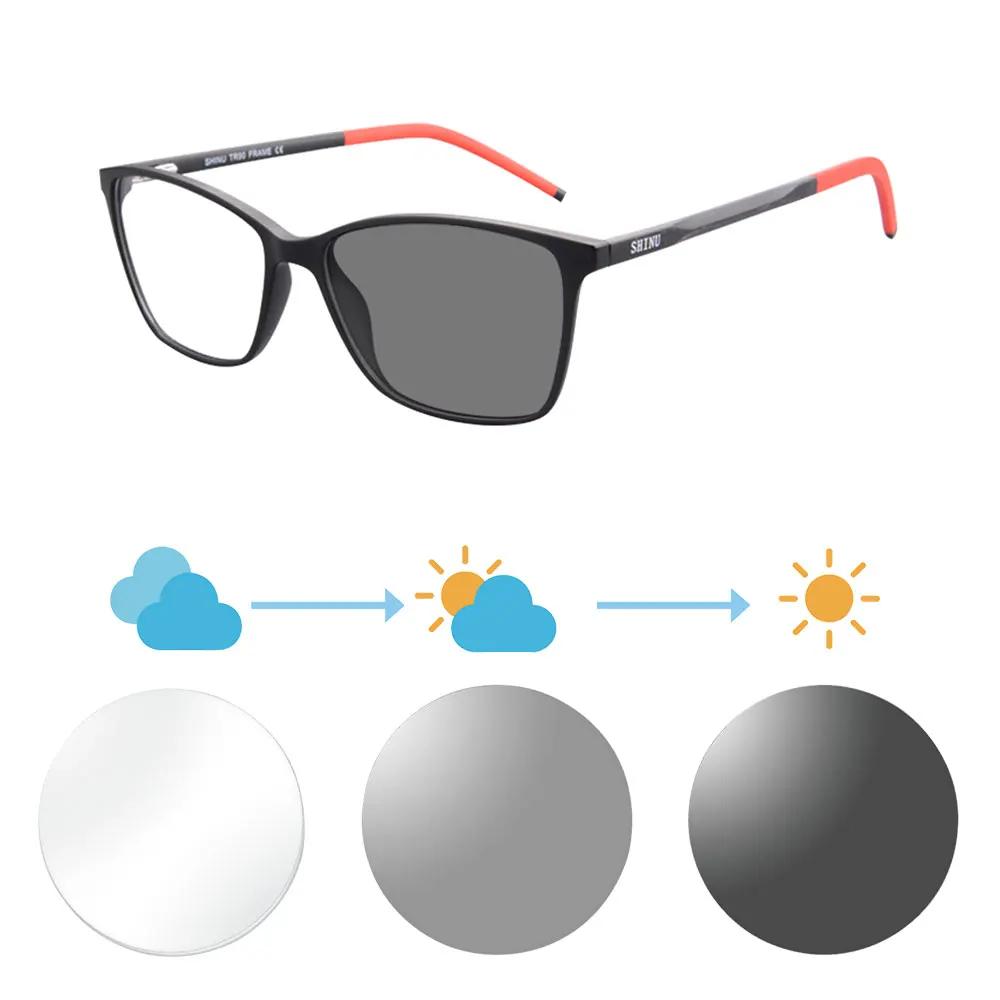 SHINU Optical Frame with Minus Degree Women Glasses Small Size Shortsighted Glasses for Lady