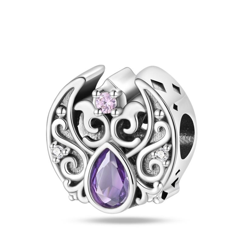 Neu in Kupferfarbe Romantische Klassische Serie Schutzblumenperlen Passend für Pan 3mm Armband DIY Charm Anhänger Damenschmuck