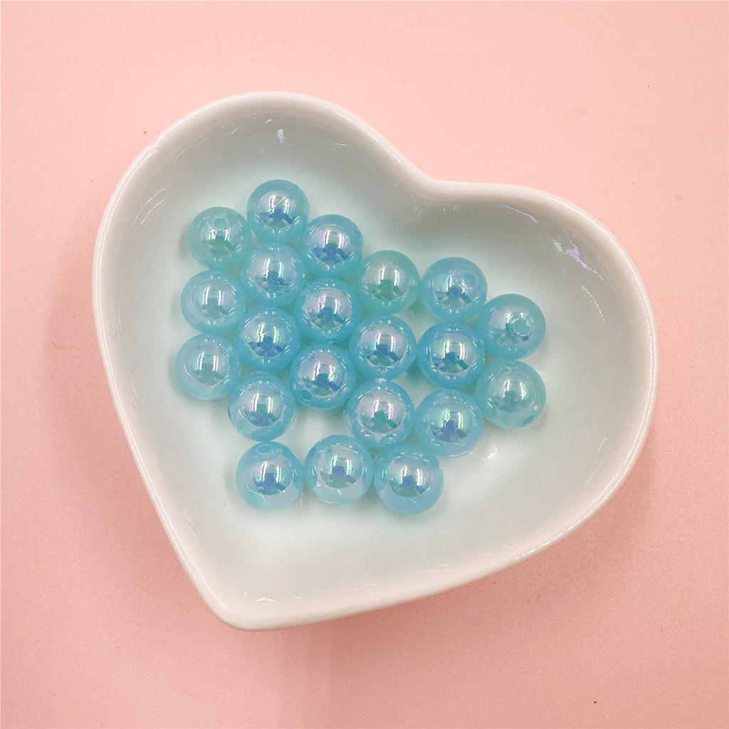 Domácí party potřeby Výroba šperků 8 10mm přívěsek náhrdelník náramek AB barva DIY pro akrylové kulaté korálky 20/40 ks