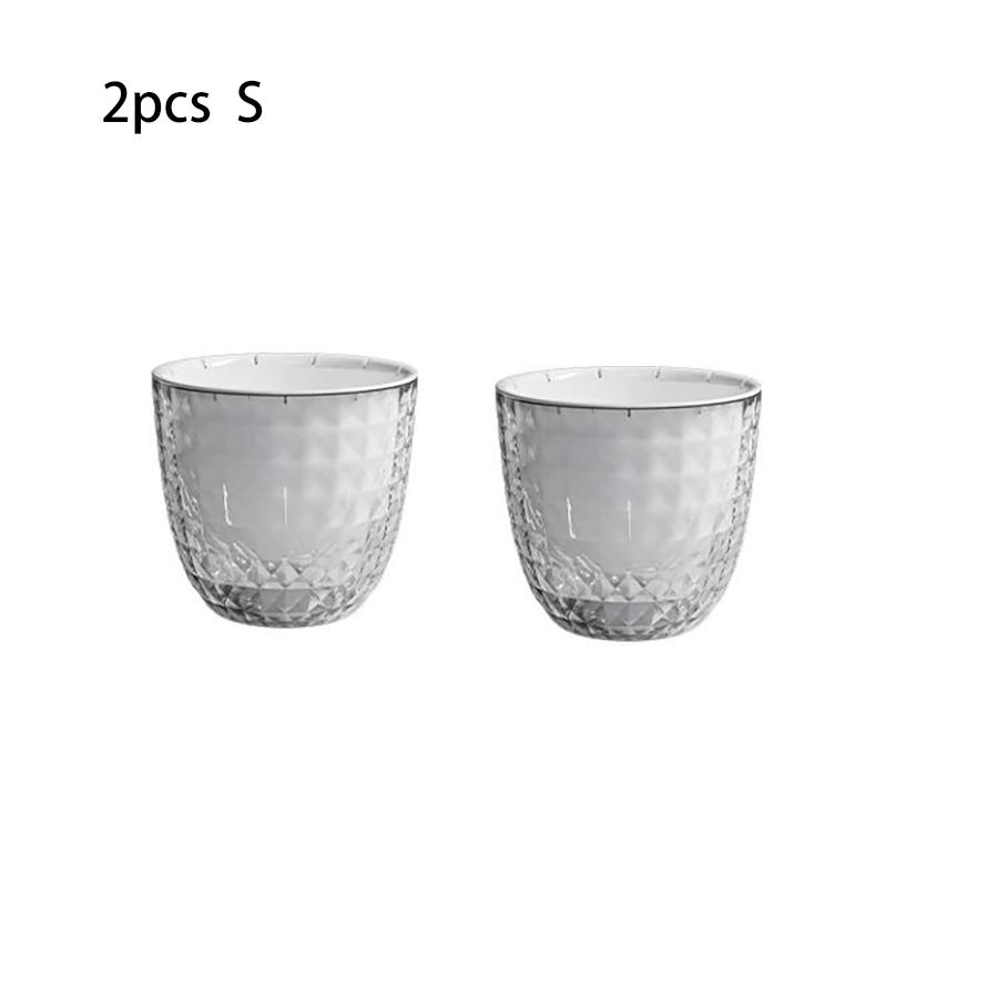 Self-Watering Plant Pots Self-Watering Pots,Double Layer Planter with Reservoir, Clear Flowerpot Decorative Pot for African