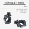 2 Pack Black Solid Handle Clamp Not Easy Fall Over Mirror Adapter Mirror Holder