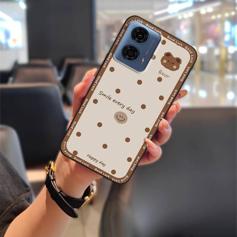 Waterproof Anti-knock Phone Case For MOTO G24 Power Back Cover Phone Pouch Fashion Design Graffiti Dirt-resistant Cute