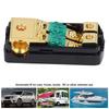 Fuse Holder, Qiilu 1 In 2 Out 0/4 AWG To 4/8 AWG Audio Power