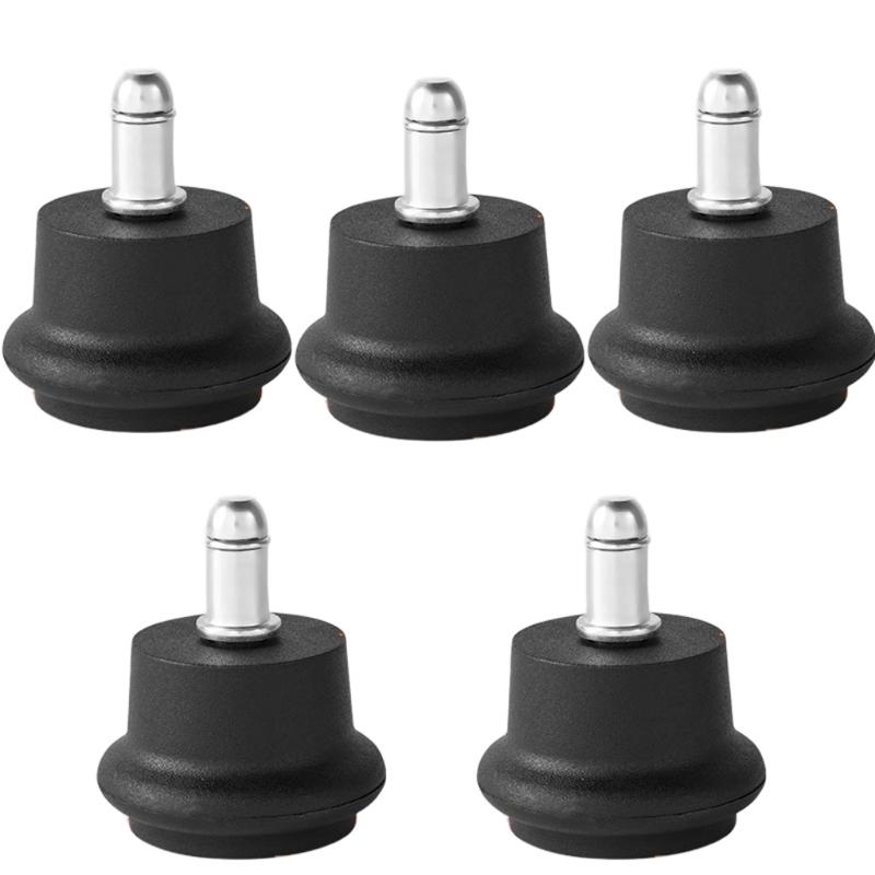 

5Pcs Office Chair Wheel Replacements with Foam Pad Heavy Duty Chair Feet set for Safe & Quiet Use on Wood & Tile Floor