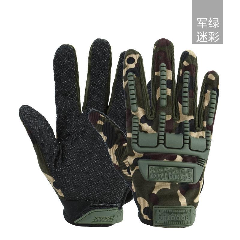 Taktische Outdoor-Handschuhe Radfahren Bergsteigen rutschfest Herren und Damen rutschfest Militärfans Feldtraining Leistung Vollfinger Fitnesshandschuhe