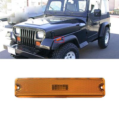 עבור ג'יפ רנגלר YJ 87-95 אמבר קדמי פגוש פגוש צד מרקר דיור קל