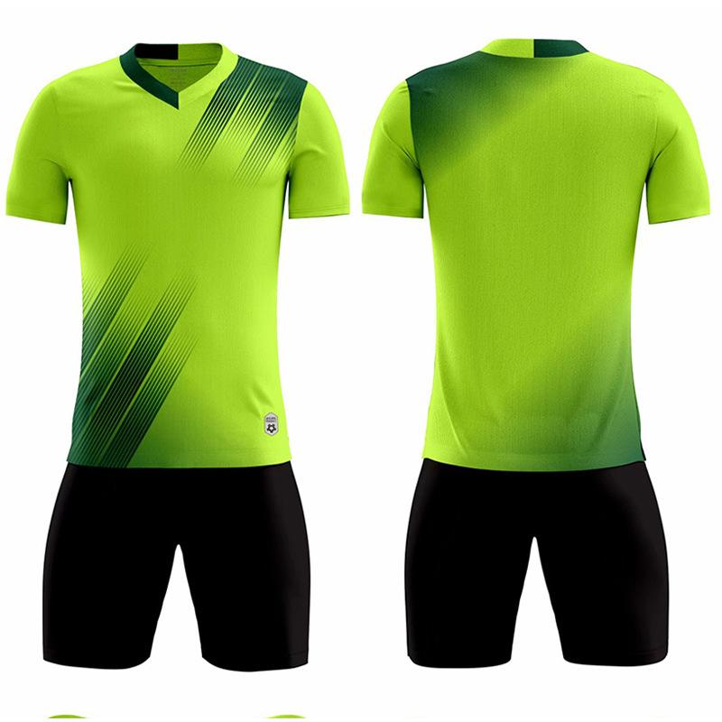 Football Suit, Short-Sleeved Game Jersey, Summer Adult Sports Training Jersey, Children'S Primary School Students, Men And Women