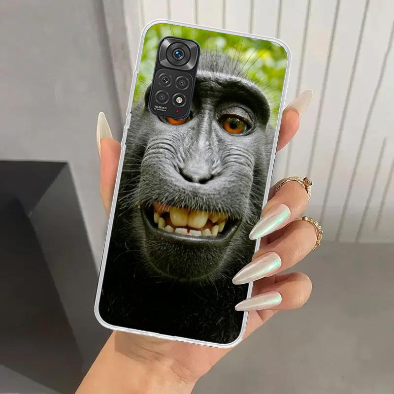 

Monkey Memes Phone Case for Xiaomi Redmi Note 15 14 14S 13 12S 12 Pro 11S 11 Plus 11T 11E 10S Soft Funda Print Shell Redmi Note Redmi Note 11 Pro 4G