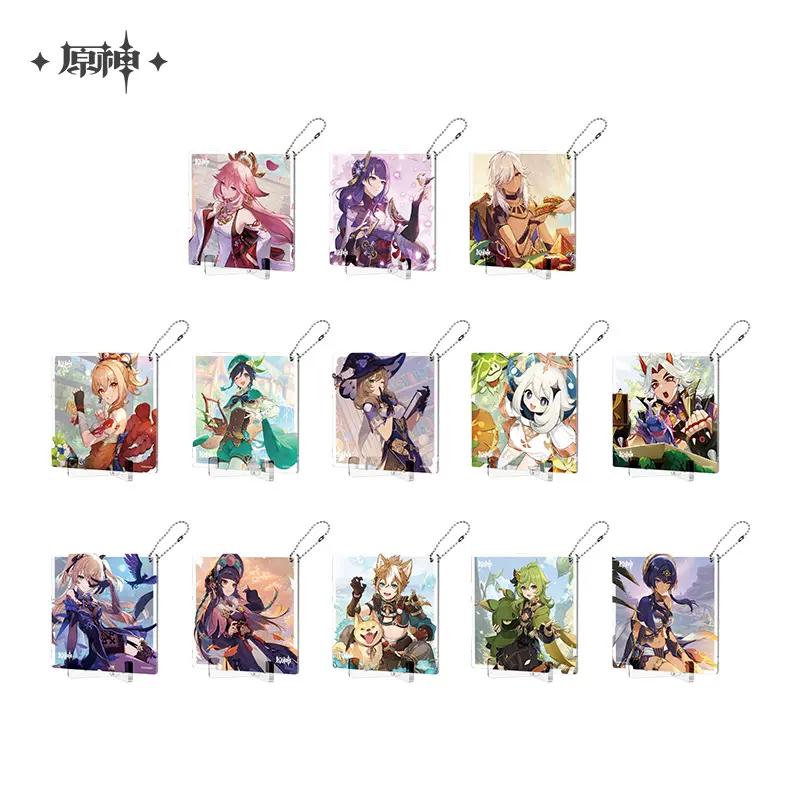 Sunsyea Genshin Impact Official Merch miHoYo Original Authentic Birthday Series Coaster Keychain Stand Wanderer Alhaitham