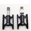 2 size ultralight 158g bicycle pedal for Brompton bike black/silver color aluminum + titanium axis 1pair