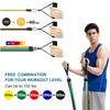 11Pcs/Set Durable Resistance Band Set Anti-Break Elastic Training Band  Fitness Equipment