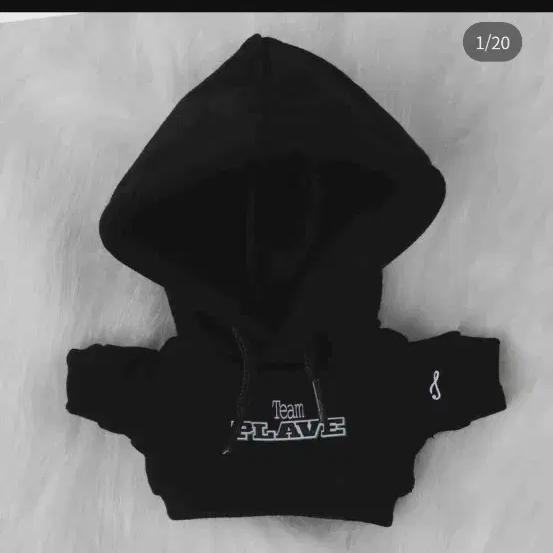 

Plave Black +gray Teamplay Hoodie Hoodie Zip-up Dollclothes 10cm