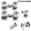 Sliding Door Roller Load Bearing Hanging Wheels Shower Glass Door Roller Bathroom Cabinet Runners Wheels Pulleys Home Hardware