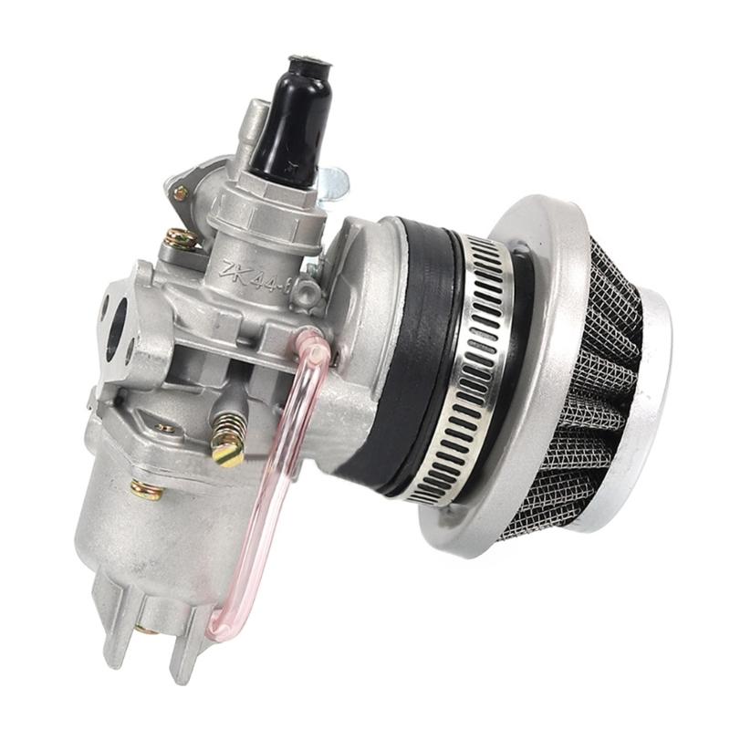 Durable Engine Carb Carburetor with Pod Air Filter 2 Stroke for 47cc 49cc Mini Quad Moto ATV Dirt Pocket Bike Motorcycle