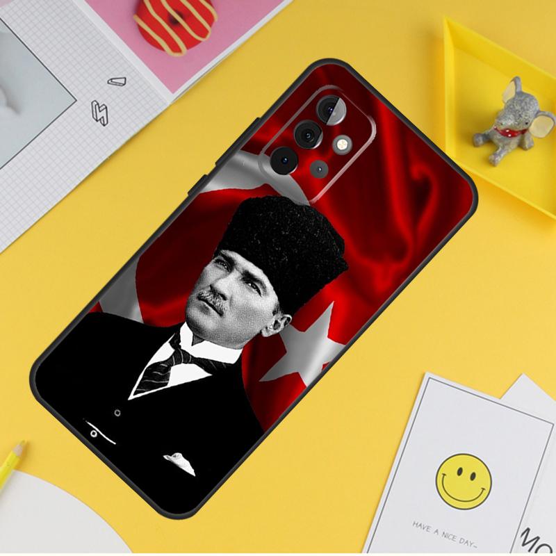 Turkey Mustafa Kemal Ataturk Case For Samsung Galaxy A15 A17 A54 A34 A14 A13 A23 A33 A53 A52 A32 A12 A56 A36 A16 A35 A55