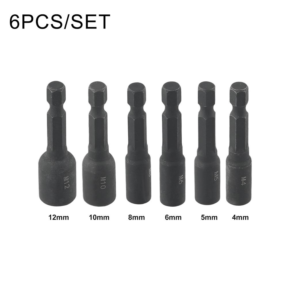 6pcs Screw Tap Socket Adapter Holder Set with Inlaid Clamp Pad for Secure Grip Perfect for DIY and Maintenance Tasks