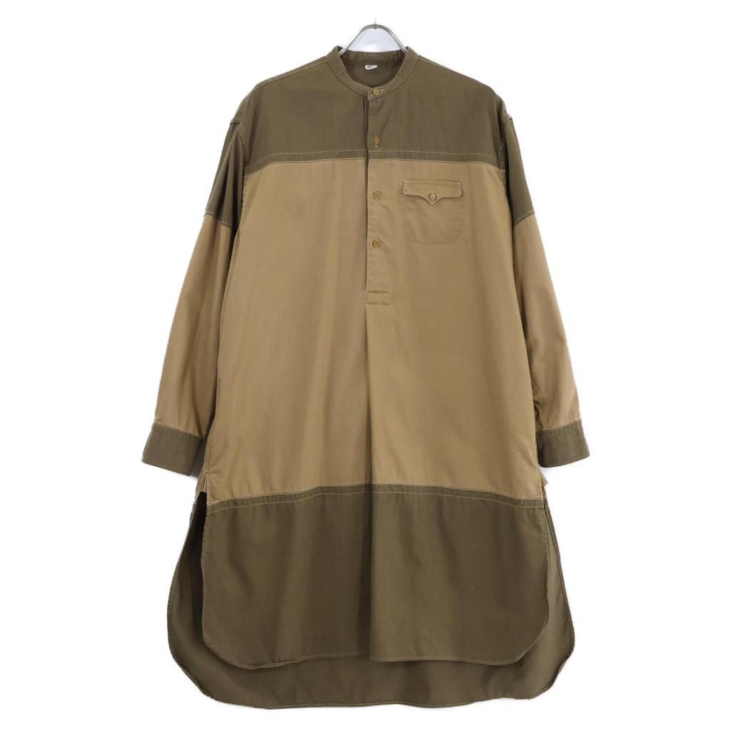 45R Beige x Khaki Autumn Basque 908 Ocean Smock Pull dress beigeUsed