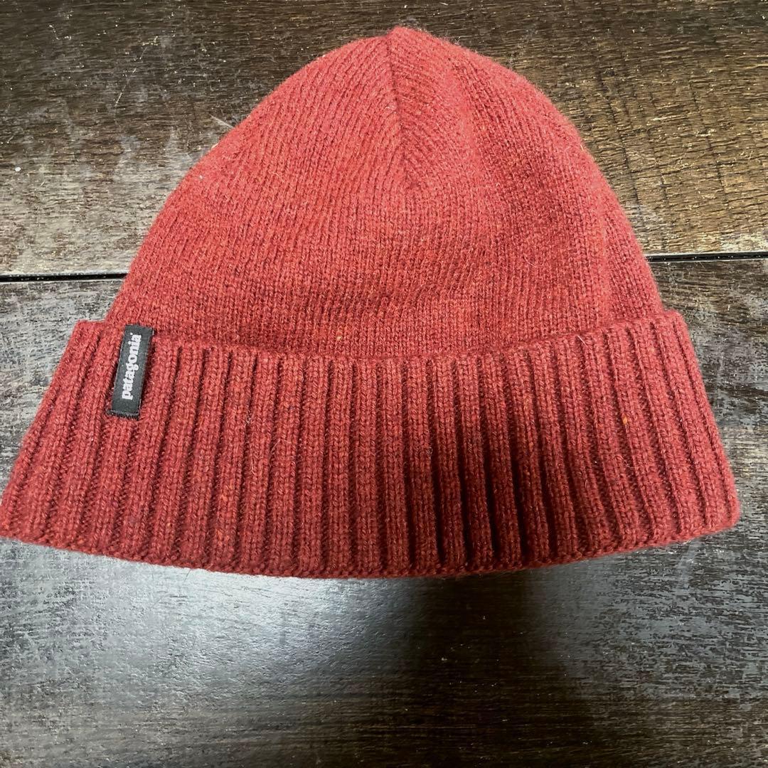 Used Patagonia Knit Hat Beanie Bordeaux