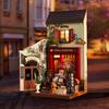 ROBOTIME Rolife 3D Puzzles Vienna Bookstore DIY Miniature House DG183