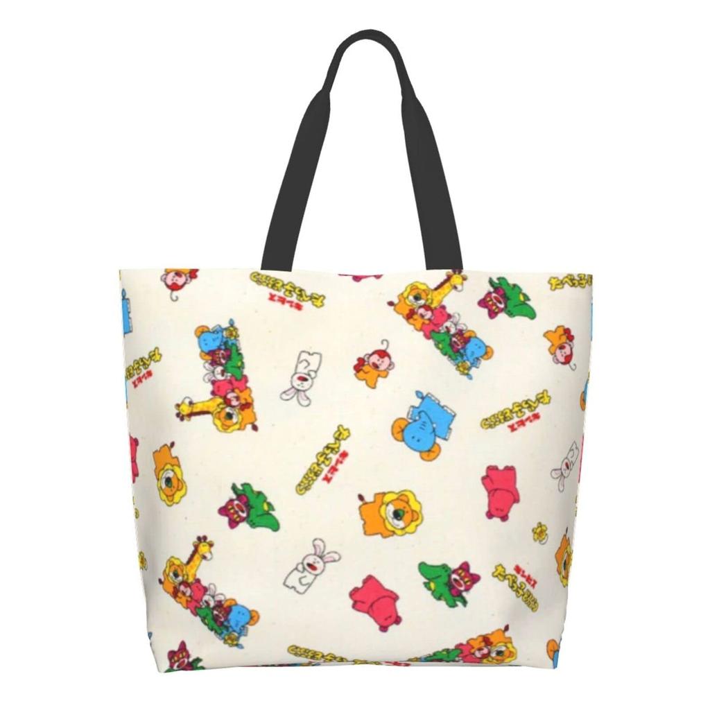 Tabekko Doubutsu Eco Bag, Body Bag, Mother's Bag, Shopping Bag, Large Capacity, Women's Tote Bag, Handbag, Convenience Store Bag, Shopping Bag, Lightw