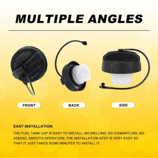 Fuel Filler Gas Cap For DODGE CHRYSLER JEEP 52030433AB 52124512AA 1x