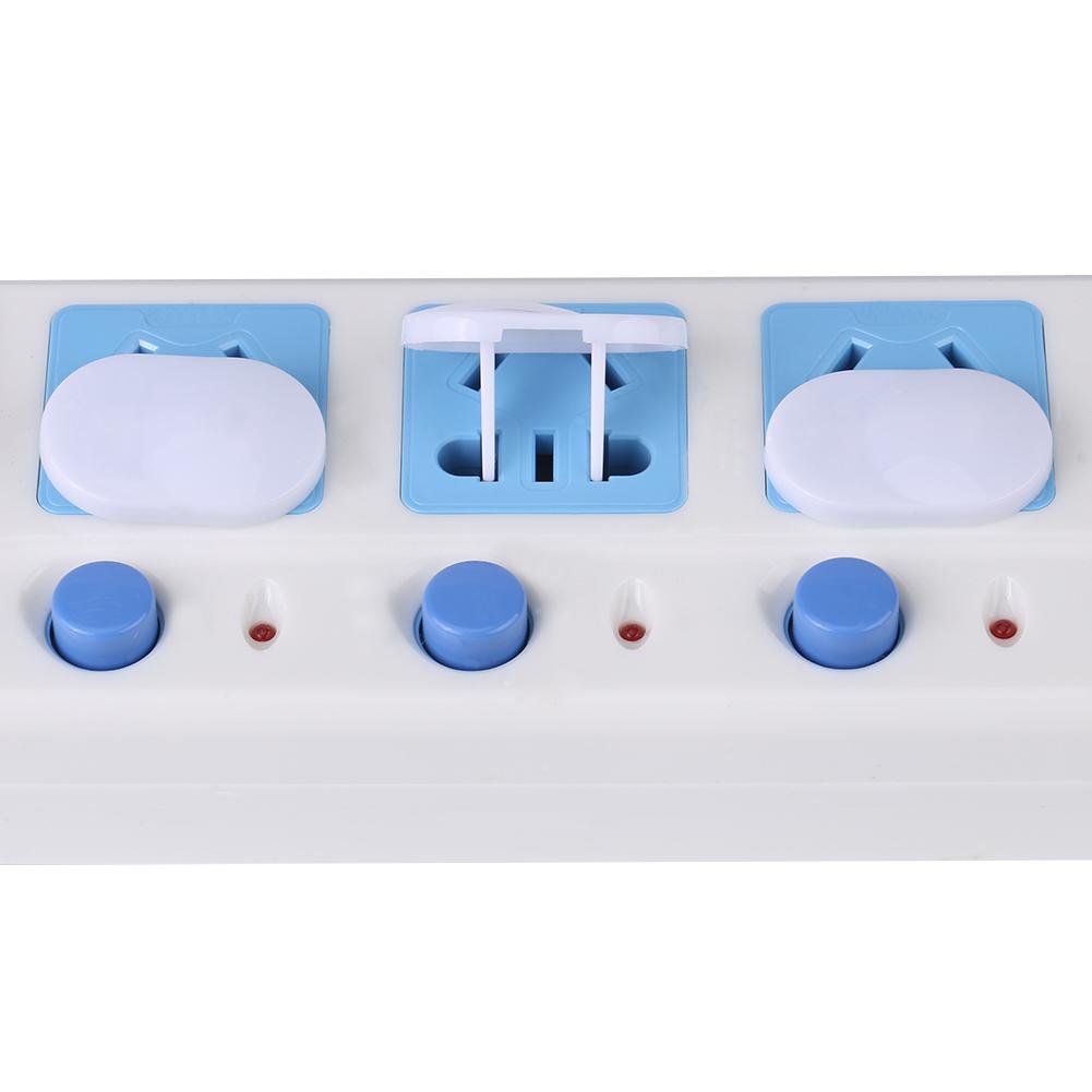 100Pcs Outlet Plugs Baby Safety Protector Child Proof Electrical Socket Covers Caps Two Pin