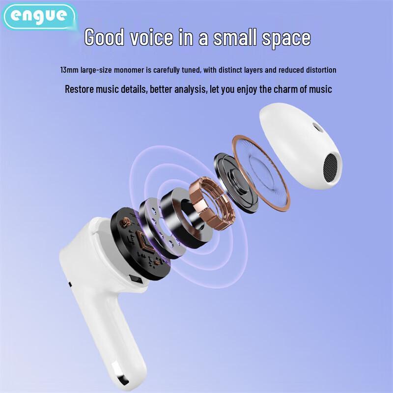 Engue EG-AP07 TWS Noise Cancelling Bluetooth Earbuds