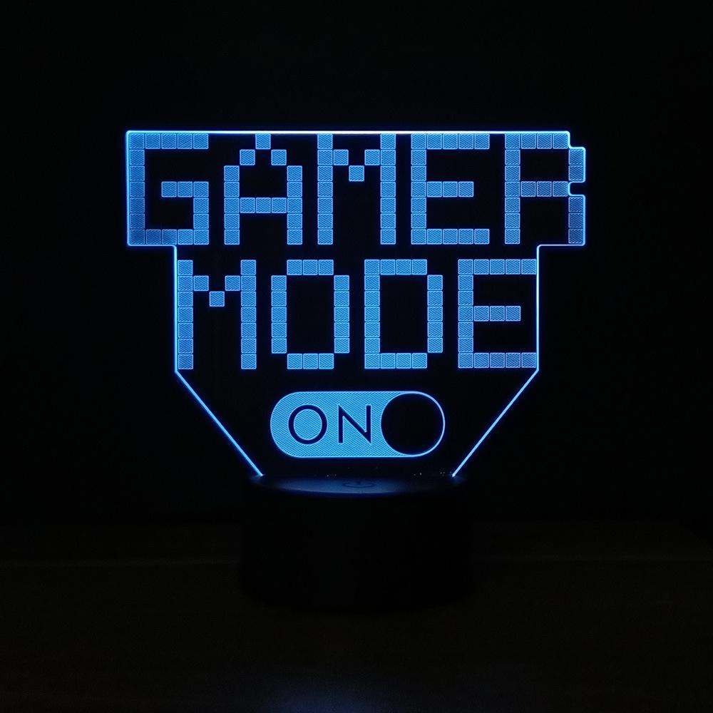 Creative 3D Game Controller Desk Lamp: 7-Color LED Decorative Night Light for Xbox