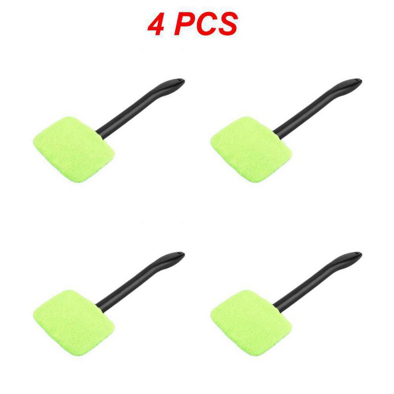 2~5 STÜCKE Windschutzscheibenreiniger Mehrzweck Mikrofasertuch Autozubehör Grün Windschutzscheibe Einfacher Reiniger Werkzeug Wischtuch