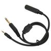 6.35mm Female to 6.35mm Male and 3.5mm Male Cable 14 Inch Female Jack to 14 Inch 18 Inch Male