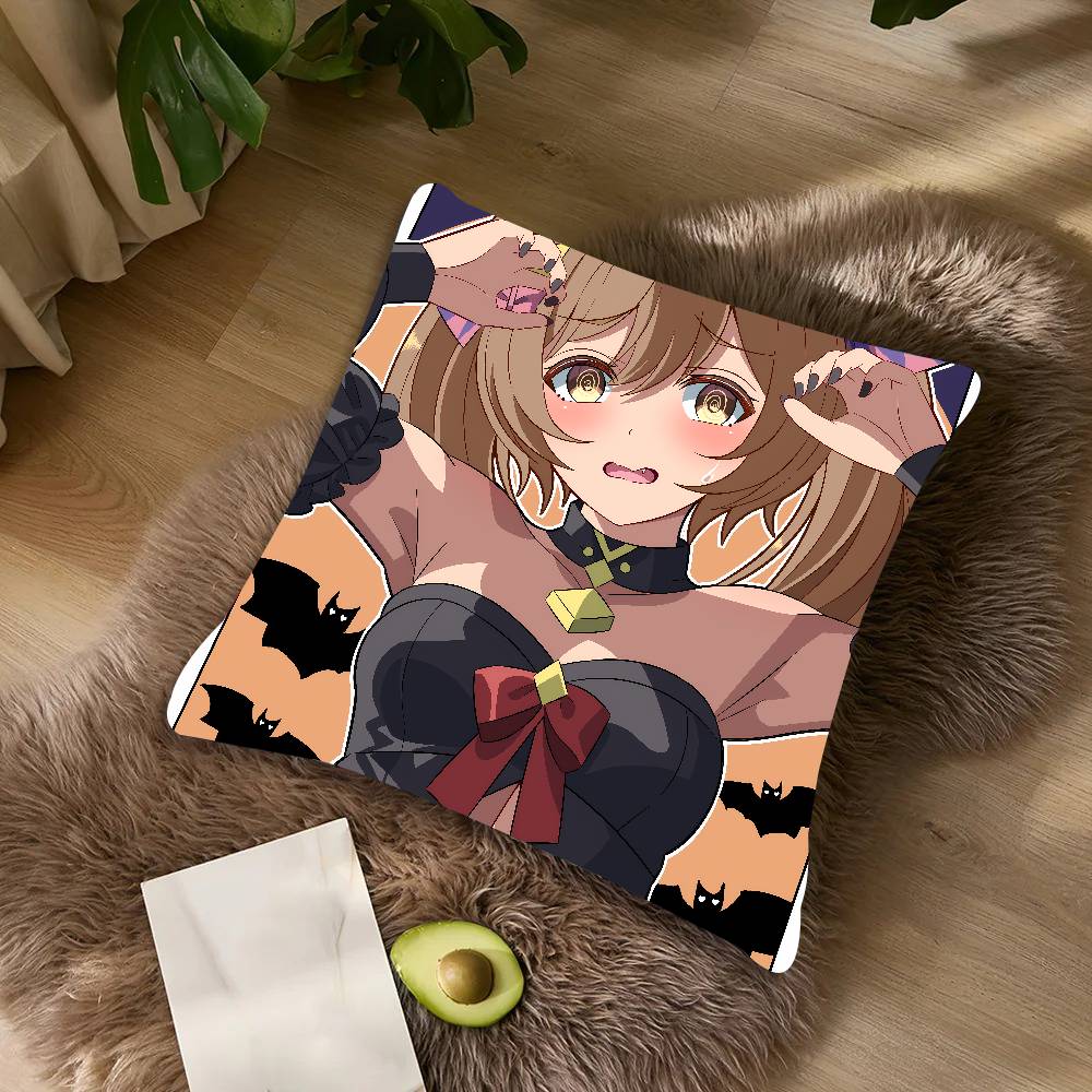 Cute Uma Musume Pretty Derby Pillow Case Cushion Cover Decor Home Throw Pillow Covers For Couch Camping Pillow Cover Decorations