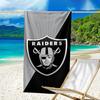 Raiders Football Legacy Bedrucktes Strandtuch, Superweiche Mikrofaser, Perfektes Geschenk Geburtstag, für Pool, Strand, Reisen, für Familie und Freunde