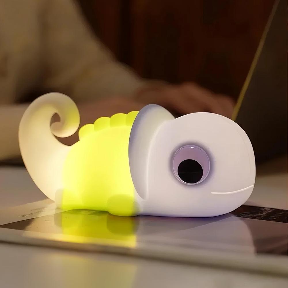 Penguin Silicone Night Light Soft Nursery Nightlight Dimmable LED Squishy Novelty Animal Bedside Lamp For Gifts