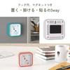 Tanita Thermo-Hygrometer Easy-to-read Indoor Environment Temperature Humidity Analog Wall-mounted Tabletop Gray Magnet TT-557 GY