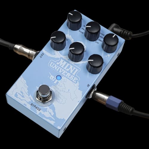 Digital Reverb Pedal, 9 Reverb Effects Room Hall Plate Spring Shimmer Lofi, USB Type C and DC 9V Power Supply, Clear and Intuitive Interface, Warm and