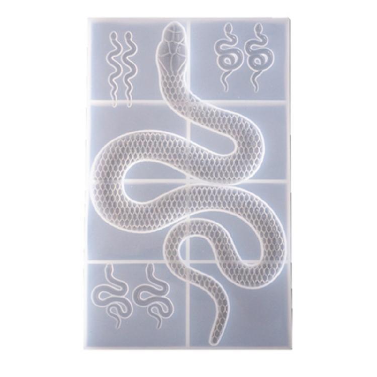 

Snake Earring Epoxy Resin Mold Serpent Shapes Jewelry Silicone Casting Molds 1