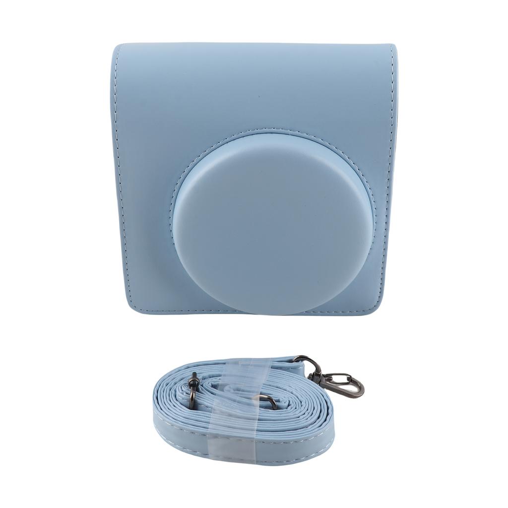 Portable Instant Camera Case Carry Bag PU Leather with Shoulder Strap Compatible with  Fuji SQUARE SQ1 Instant Camera
