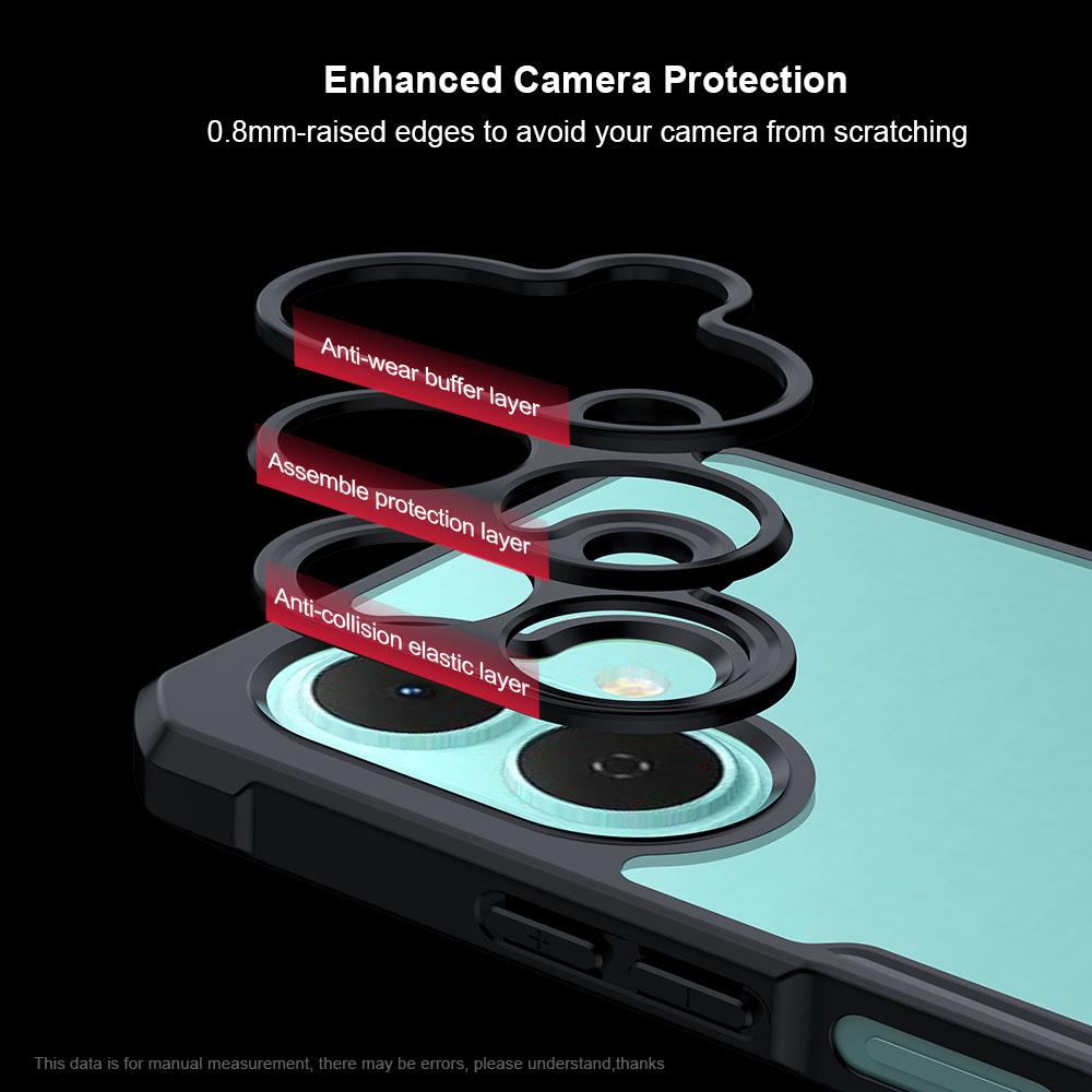 XUNDD For TECNO Spark Go 2 4G/Pop 10 Case Dropproof TPU+Acrylic Clear Back Phone Cover