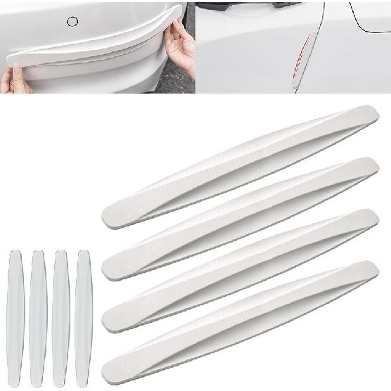 8 Packs Anti-Collision Patch Car Bumper Guard Strip Anti-Scratch Bumper Protector Trim Universal Rear Bumper Protector Car Door Edge Guards Car Side
