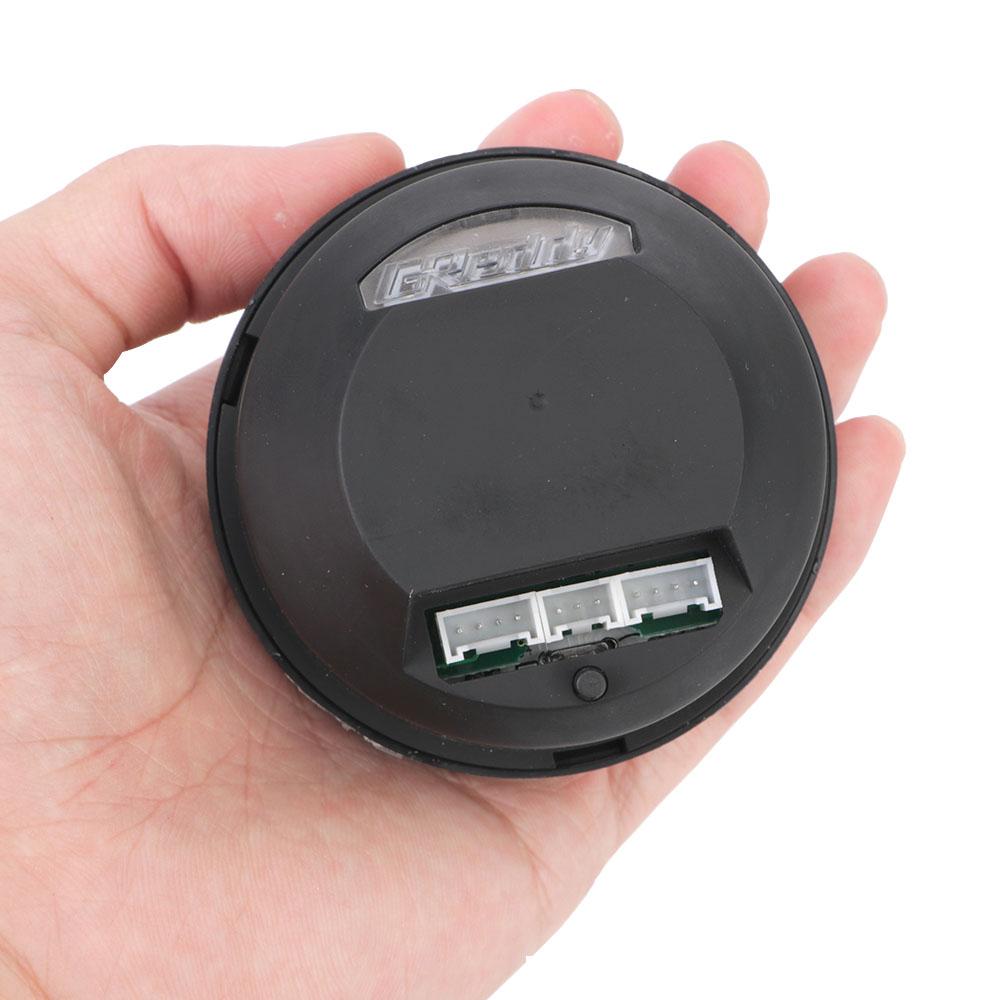 Racing Gauge Voltage Display Car Gauge Turbo Boost Gauge LCD Digital Display 7 Color