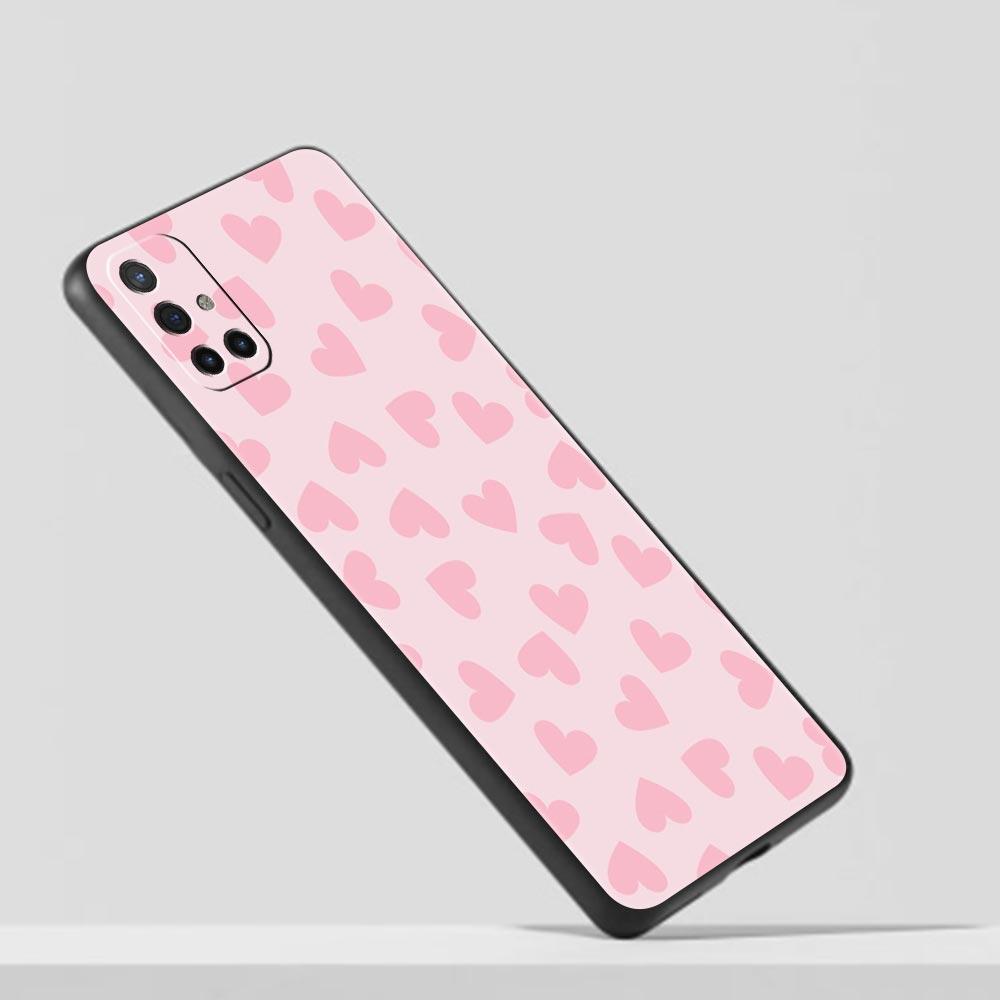 Gold Pink Rose Glitter Hearts Phone Case For OnePlus 10 9 Pro 9T 10R 9R 9RT 8T 8 7 6T 7T Nord 2T CE 2 5G N200 N10 N100 Cover