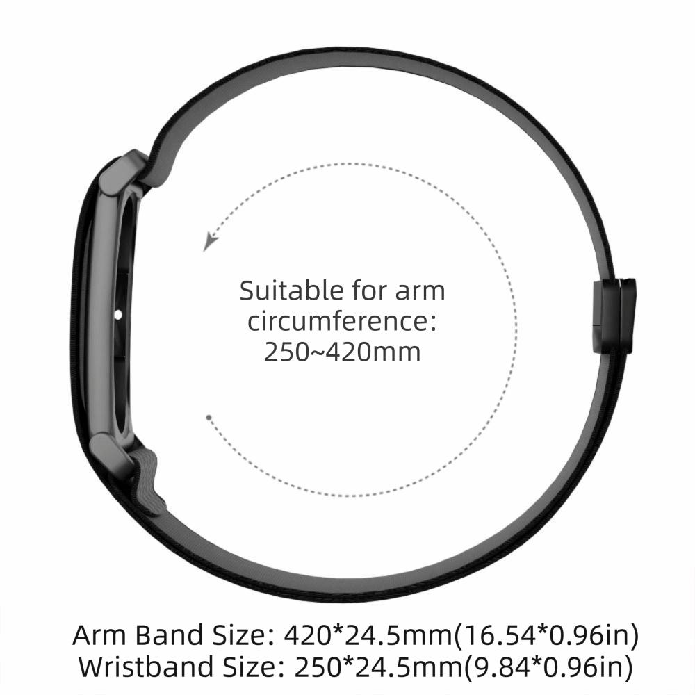 Elastic Fitness Tracker Strap Adjustable Arm Band Bicep Band for Google Fitbit Air for Women Men