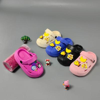 Scarpe da Bambino Eleganti e Comode in EVA Monocolore con Fori per Estate 2025, per Uso Interno ed Esterno