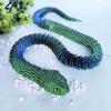 Yousheng 3D Printed Snake Toy Articulated Snake Ornament Egg with Snake Inside Flexible Snake Fidget Toy for Desk Decoration Stress Relief