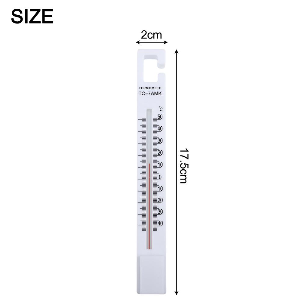 Household Refrigerator and Thermometer with Easy to Read Temperature Display for Maintaining Safe Food Storage