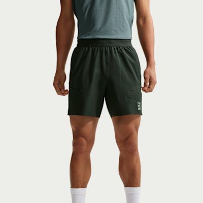 Nike Tennis Bottoms Men's Black Cloud Shirt Green/White Moderate