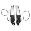 2pcs Universal Motorcycle Mirrors Modified Wind Wing Adjustable Rotating Rearview Mirror for Kawasaki Yamaha Honda Ducati