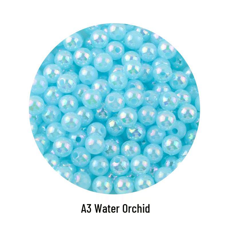 Iridescent AB Color Bubble Beads – Handmade for DIY Bracelets, Wedding Dress Accessories, and Imitation Pearls